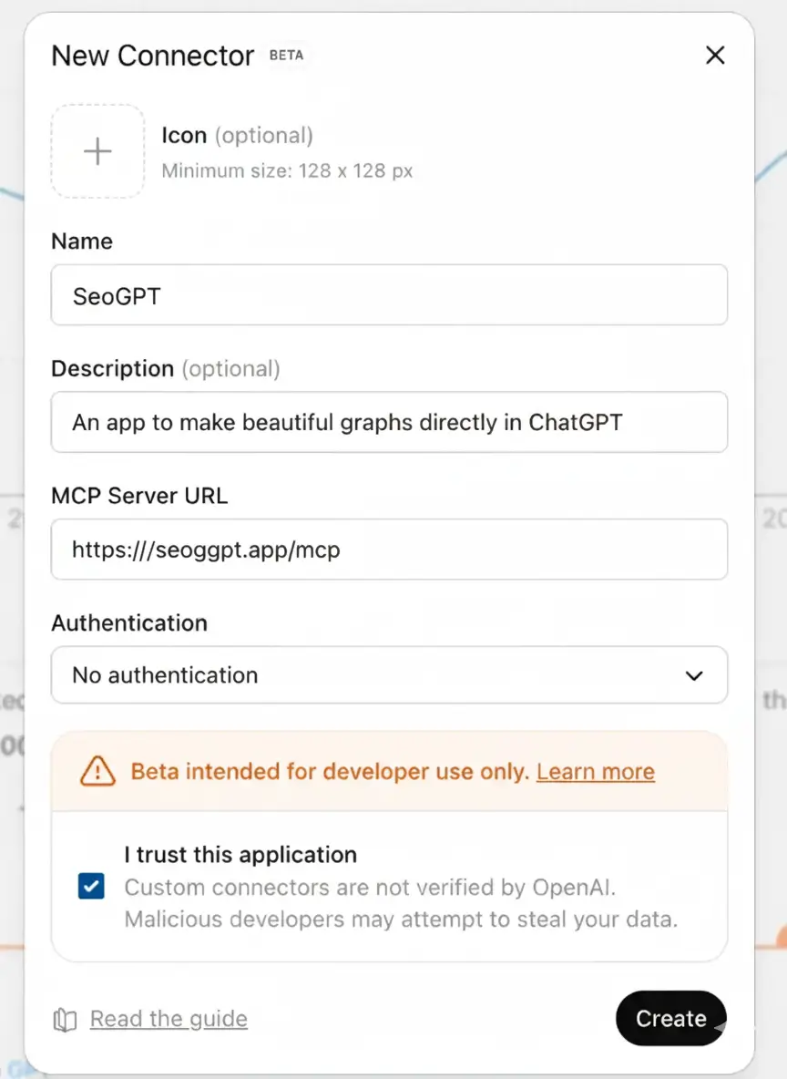 🧠 Step 3: Create the Developer Connector